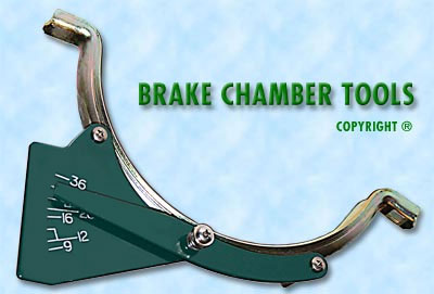 Brake Chamber Tool - green gauge truck air brake system